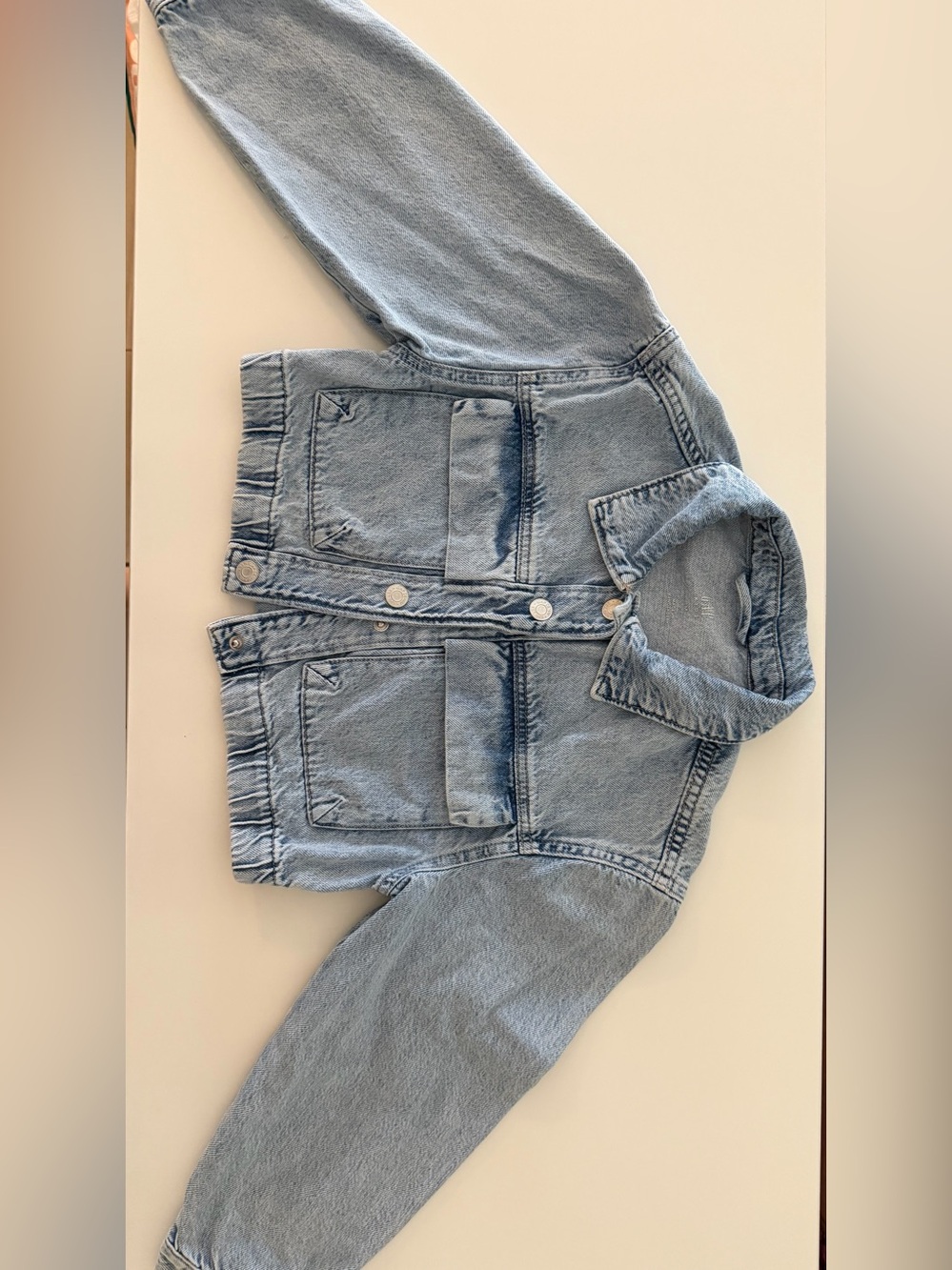 GAP Kids Light Blue Denim Jacket - Size M (8)
